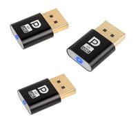 Juqoyue 4K Displayport Dummy Plug DP Virtual Display Adapter DP Dummy Plug EDID Headless Ghost Emulator Accessories For PC 3Pcs