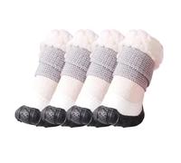 Juqoyue 4Pcs Dog Shoes Winter Comfortable Warm Pet Dog Chihuahua Rain Snow Boots Waterproof Outdoor Non-Slip Puppy Sneakers B