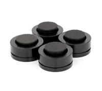 Juqoyue 4PCS HIFI Audio Speaker Stand Feet Fever Amplifier CD Player Tripod Speaker Shock-Absorbing Foot Pad Steel Ball