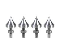 Juqoyue 4Pcs Speaker Spikes M6 HiFi Isolation Spikes Stand Foot Speaker Resonance Feet Spikes for Amplifier CD DVD Player