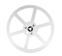 Juqoyue 7 Inch Light Metal Aluminum Take Up Reels Opening Machine Parts Reel-to-Reel Recorders Accessory Silver