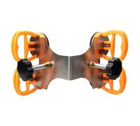 Juqoyue 90 Degree Countertop Seam Setter, Right Angle Stone Setter Installation Tool Stainless Steel,Four Suction Cup