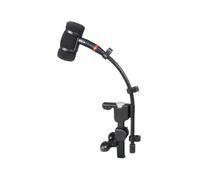 Juqoyue Adjustable Instrument Stand with Rackmount Bracket Clip Microphone Clip Soft Rubber Shock-Absorbing Structure for Violin for Cello for Violin