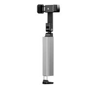 Juqoyue Airplane Phone Holder Travel Essentials Flexible Rotation HandFree Airplane Phone Mount Seat Smartphone Stand Silver