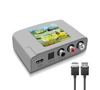 Juqoyue Audio Extractor -Compatible Optical Audio Adapter Optical to Optical 3.5mm Audio Extractor