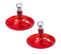 Juqoyue Chicken Water Feeder Poultry Waterer Dispenser Poultry Watering Cups Water Dispenser Poultry Drinker Duck Waterer