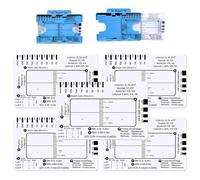 Juqoyue ECG 7 Step Ruler,ECG 7 Step Ruler for ECG/EKG Interpretation,ECG Reference Guide Ruler,EKG Calipers Measuring Tool