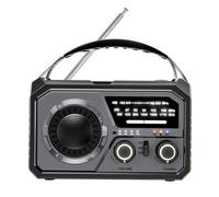 Juqoyue H21 Emergency Radio Bluetooth 5.3 Hand Crank Weather Radio, /AM/FM Solar Radio with SOS Alert Flashlight 16000mAh