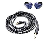 Juqoyue In Ear Earphone Monitor with Microphone Hifi Music Headphone IEMs Wired Gaming Earbuds for Audiophiles Gifts A