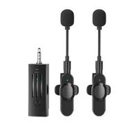 Juqoyue Mini Wireless Microphone 3.5mm Bluetooth Speaker Collar Microphone Speaker for Lectures Classroom Teaching 1 in 2