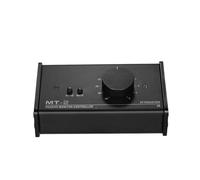 Juqoyue MT-2 Passive Monitor Controller Audio with XLR 3.5mm Inputs Outputs Supports Attenuation Control Mute Function Tools