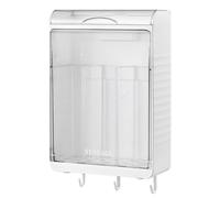 Juqoyue Multifunctional Kitchen Tableware Holder - Large Capacity Draining Tableware Storage Container, Plastic Organizer B