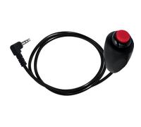 Juqoyue Nurse Pager Button Switch Line 3.5mm Emergency Call Button Line Nurse Station Telephone Plug Button Line Cable 1.8m