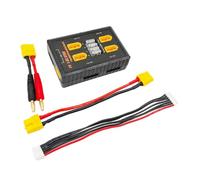 Juqoyue P4 1-6S XT60 Plug Parallel Charging Board Support 20A Input 4 Channels Output for Rc Battery