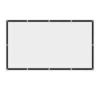 Juqoyue Projector Screen Movie Screen 16:9 Portable Projector Screen Foldable Washable for Theater Home Movie 150 Inch