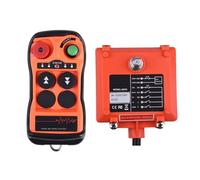 Juqoyue Q200 Industrial Remote Control 2-Button Waterproof IP65, Wireless Controller for Overhead Crane Industrial AC380V