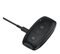 Juqoyue Rechargeable Bluetooth Remote Control Wireless Controller Camera Stick Shutter Release for Phones E-Book Page Turn A