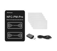 Juqoyue RFID Smart Chip Reader PM PRO Decoder+5XCUID Card NFC Key Copier 13.56Mhz 125Khz Badge Write Token ID IC Tag Clone