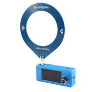 Juqoyue SI4732 Radio SMA Interface 0.5-108mhz Full Band AM FM LSB USB Radio with Loop Antenna 1.9-Inch IPS Screen Blue