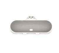 Juqoyue Silicone Case Protective Cover Cute Cartoon Holder Stand Simple Dustproof for Beat Pill Speaker White