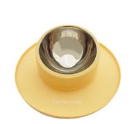 Juqoyue Silicone Stainless Steel Pet Tableware Household Anti-Spill Cat Food Bowl Pet Supplies Dog Food Bowl Fixed Dog Waterer