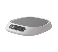 Juqoyue Smart Heating Coaster Office Hot Milk Coffee Tea Set Warm Coaster Home Desktop Constant Temperature Coaster White