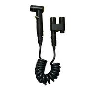 Juqoyue Stainless Steel Household Toilet Pressurized Nozzle Pressurized Nozzle Double Outlet Angle Valve Pressurized Nozzle Black