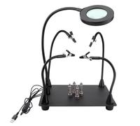 Juqoyue USB Magnet Welding Holder The Third Hand Helping Hands Soldering Station for Electronic Repair Soldering Fixture