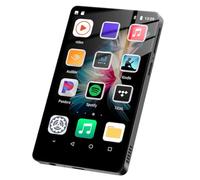 Juqoyue WiFi MP3 Player Bluetooth 5.0 MP5 Player 4.0 Inch Full Touch Screen Android Smart System MP4 Music Player