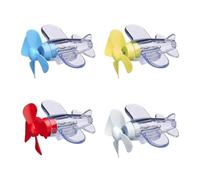 Juqoyue Wind-Powered LED Propeller Lights for Bicycles and Motorcycles - Eco-Friendly Lighting Accessory for Helmets and More