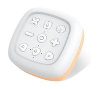 Juqoyue Wireless White Noise Machine Sound Machine 30 Sounds Sleeping Aid,7 Colour Baby Night Light with 3min Recording