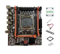 Juqoyue X99E Motherboard+E5 2673 V3 CPU+Thermal Grease PCIEX16 NVMe Gigabit LAN Card Support 4XDDR4 RECC RAM Desktop Motherboard