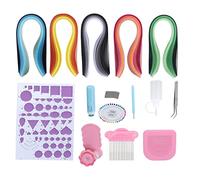 Juqrelith Quilling Tools Set with Electric Paper Pen, High Hardness DIY Paper Quilling Kit for Beginners and Kids - Durable Storage Box, Colorful Paper, Easy Crafting