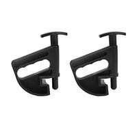 Juqrelith Tire Changer Bead Clamp Tool, 2pcs ABS Metal Universal for Auto Wheels - Durable Construction, Spring Loaded Plunger, Easy Tire Mounting and Demounting