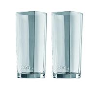 Jura 69001 Latte-macchiato-Gläser 2-er Set, circa 15 cm, Braun