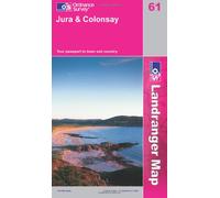Jura and Colonsay: Sheet 61 (OS Landranger Map)