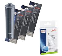 Jura Claris Smart+ Water Filters 3-Phase 6 Cleaning Tablets - Value Combo - 3 Filters + 6 Cleaning Tablets