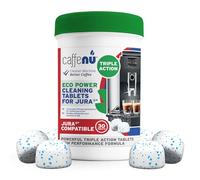 Jura Compatible Cleaning Tablets. 30 Coffee Machine Cleaner Tablets. Cleans Internal Parts, Portafilter, Inaccessible Areas.