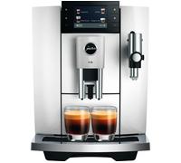 JURA E8 Smart Bean to Cup Coffee Machine - Piano White, White