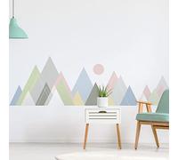 JURA Giant Scandinavian Mountains Wall Sticker for Living Room Bedroom 50 x 75 cm
