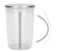 Jura Glass Milk Container, Stainless Steel Milk Pipe Casing