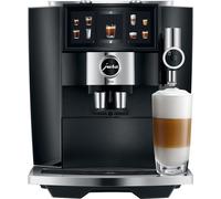Jura J8 15659 Bean to Cup Coffee Machine - Twin Diamond Black, Black