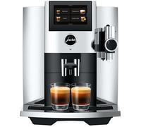 JURA S8 Smart Bean to Cup Coffee Machine - Chrome, Black,Silver/Grey