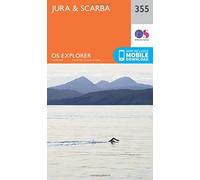 Explorer 355 Jura & Scarba Map With Digital Version, Orange One Size