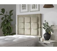 Jura Strutted Headboard Single Sierra Silver