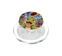 Jurassic Anime Dinosaur T-Rex Asteroid Cute Dino Meteor PopSockets PopGrip for MagSafe