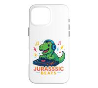 Jurassic Beats T-Rex DJ - Roaring Dinosaur Music Mixer Case for iPhone 16 Pro Max