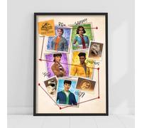 Jurassic Chaos Theory Print - Pinboard Poster Wall Art (29.7cm x 42cm - A3)