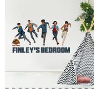 Jurassic Chaos Theory Wall Sticker - Humans Group Personalised Wall Art (60cm Width x 35cm Height)