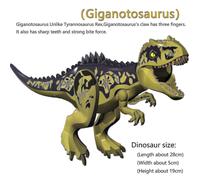 Jurassic Dinosaur World Giganotosaurus Assembled Building Blocks Animal Toys Figures Kids Christmas Birthday Gifts